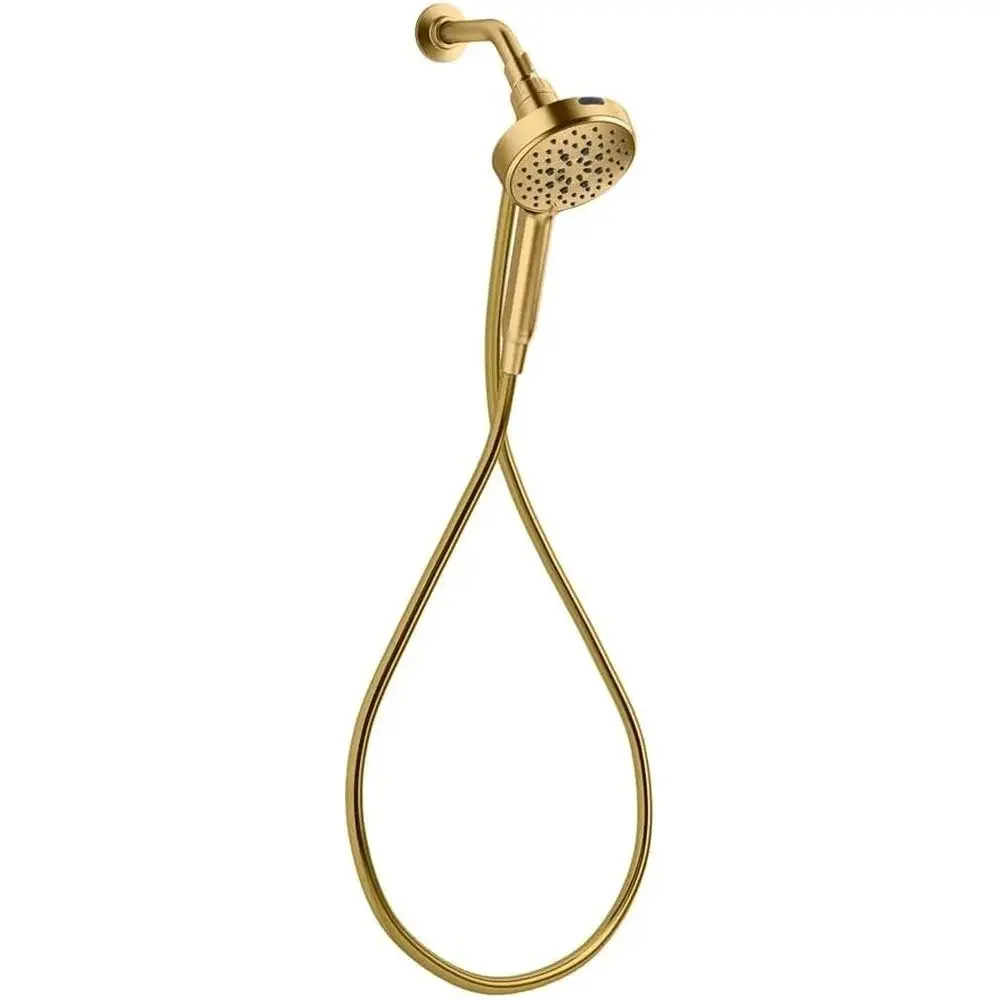 

Assert Handshower Multiunction 6 Spray es Pause Magnetic Dock Easy Installation (Gold)