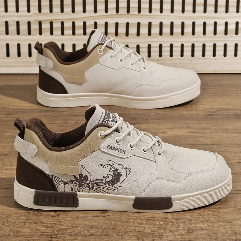 أحذية كاجوال سهلة المسح للرجال، قبضة جيدة، أحذية رياضية برباط علوي منخفض، أحذية رجالية #6