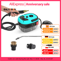 2500W High Pressure and Temperature Handhled Steam Cleaner Commercial Household Air Conditioner Kitchen Hood Car Jet Washer 220V