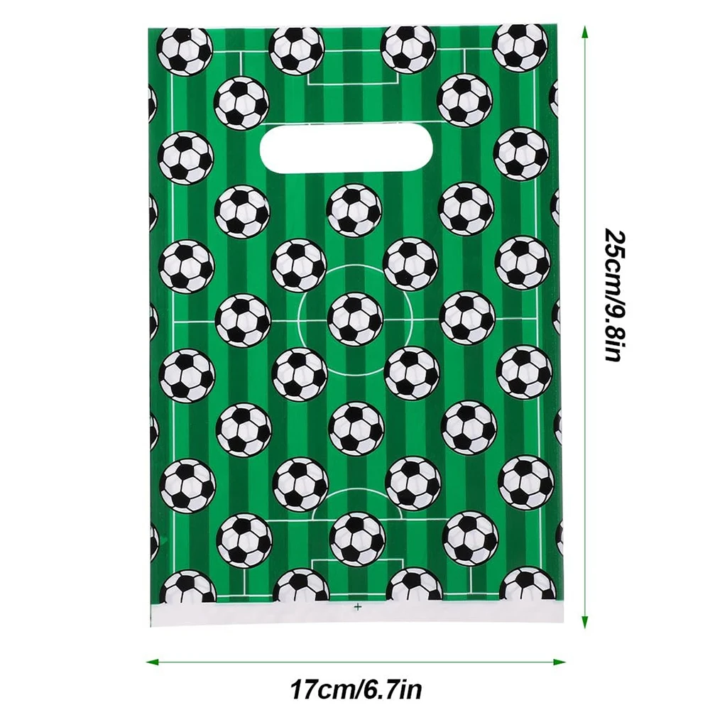 Football Gift Bag Candy Bag Football Theme Children's Soccer Birthday Party Handheld Gift Bag Party Supplies