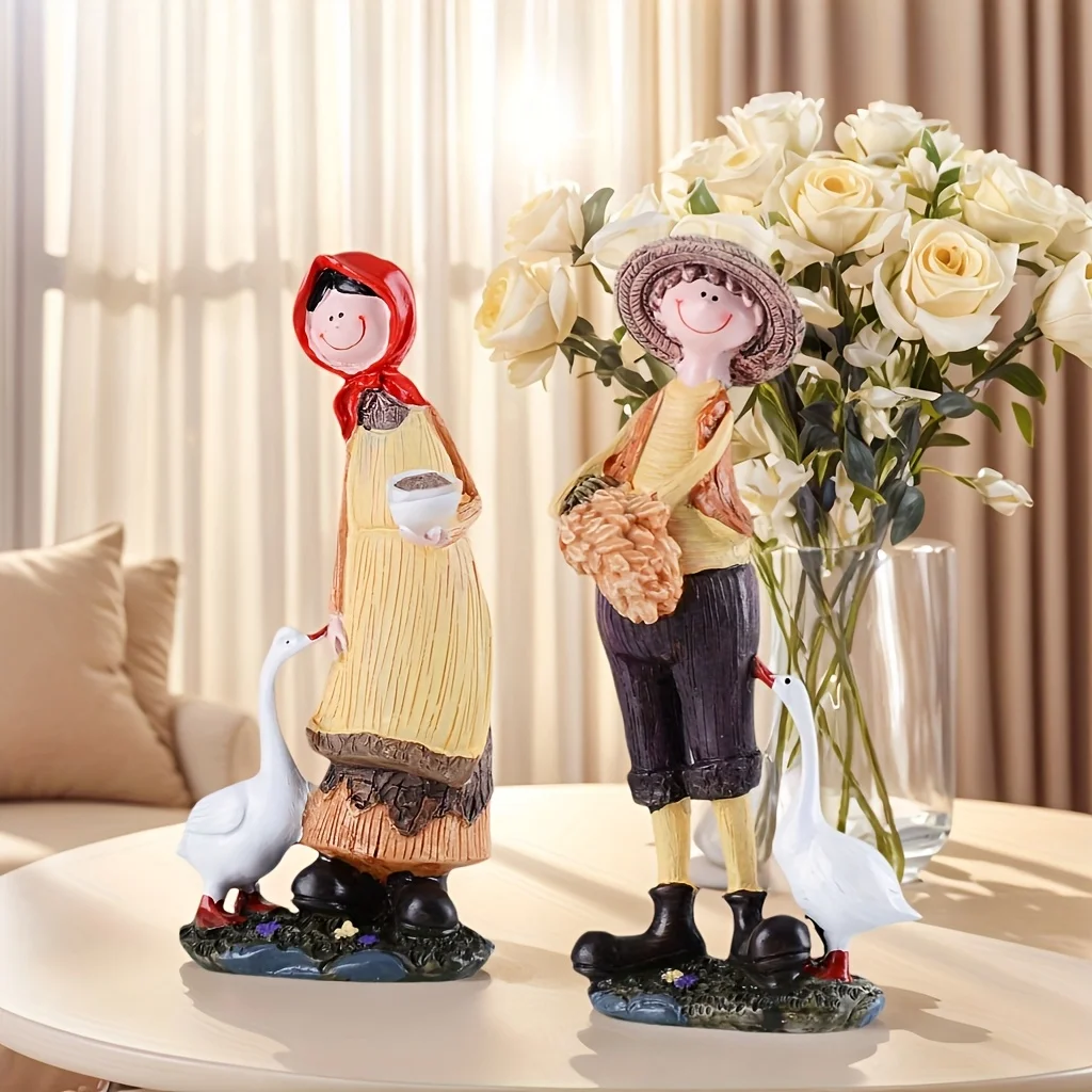 

[Декор из смолы на День святого Валентина] Домашний декор из смолы на День святого Валентина | Творческий дисплей деревенской пары для выпускного фестиваля июня