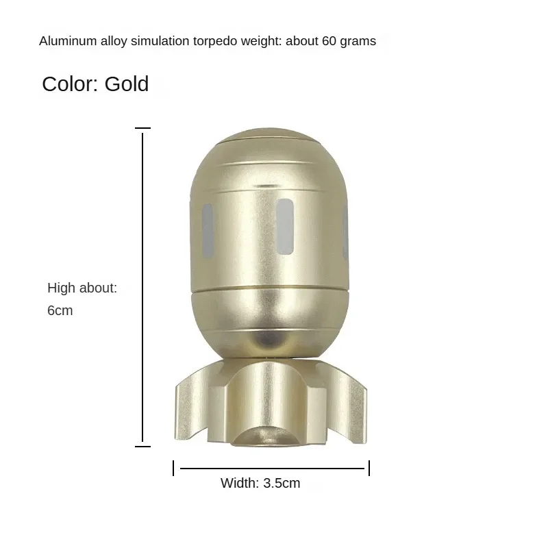 Gyroscope en métal en forme de torpille pour adulte, Fidget Spinner, jouet de bureau, anti-Stress, jouet rotatif portatif, ornements de bureau