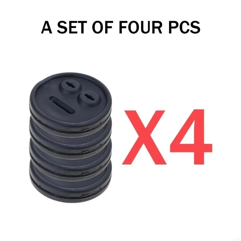 4Pcs Thermometers Probes Grommets BBQ Grills Probes Gaskets Heat Resistance Barbecues Thermometers Grommets Grills Part X3UC