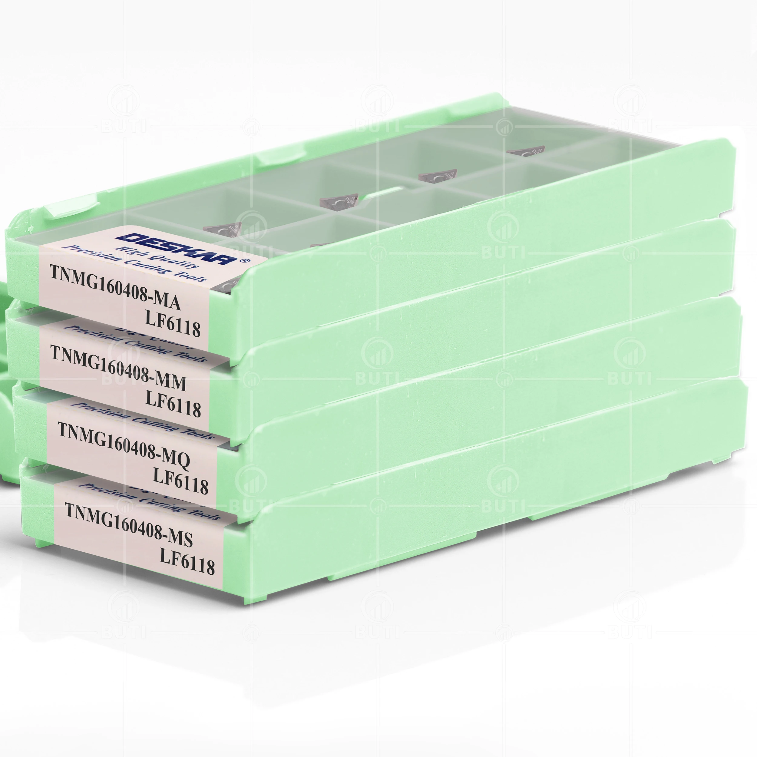 Imagem -04 - Deskar 100 Original Tnmg160404 Tnmg160408 ma ms Jms mq hs mf mm R-s Lf6118 Carbide Blade Cnc Torno Ferramenta para Aço Inoxidável