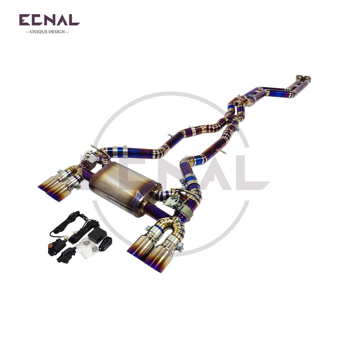 

Выхлопная система Ecnal Exhaust Valved Catback для BMW F80 M3 F82 M4 S55 3.0T 2014-2020, высокопроизводительная, из титанового сплава TC4, с X-образной трубой