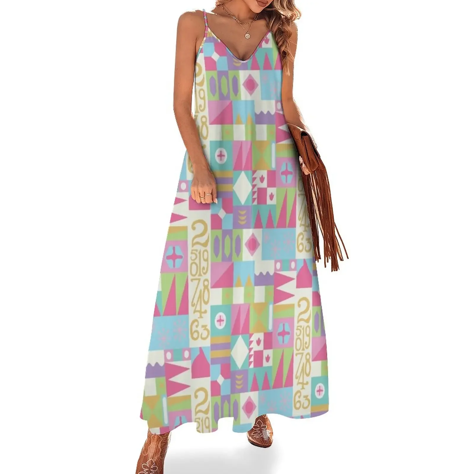 

Small World Sleeveless Dress Dress woman clothes for women