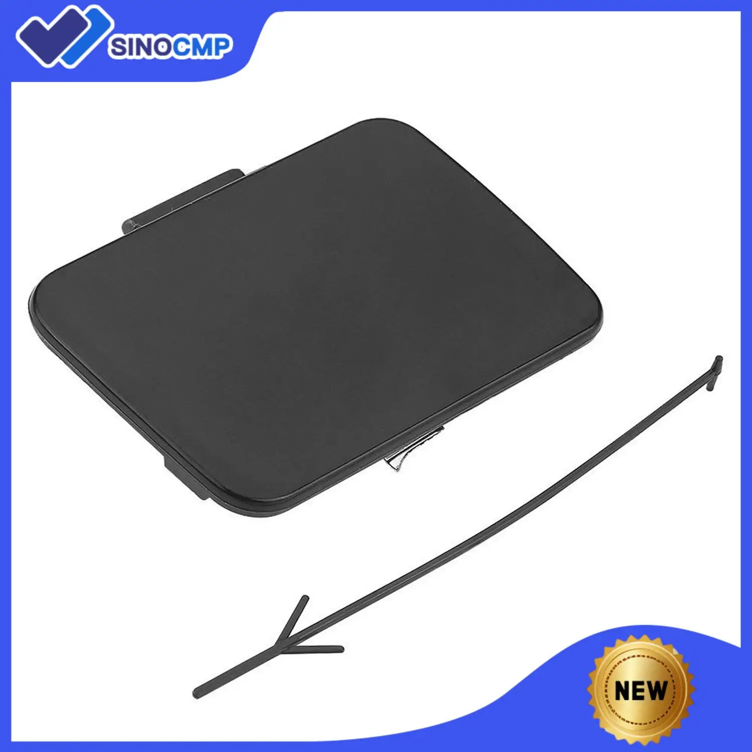 

Крышка буксирного крюка 8E0807241 для Audi A4 B6 2001-2005, точно подходит для переднего бампера, высококачественная замена пластикового металла