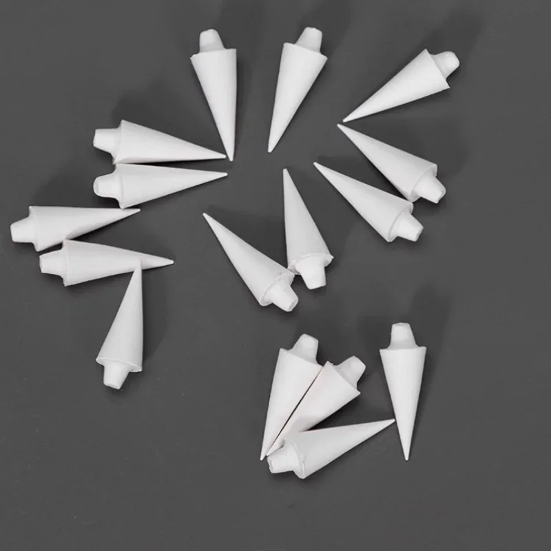 20pcs Ceramic Refractory Support Movable Nail High Temperature Resistant Material Nail Cone Pad Kiln Firing Pottery Tools