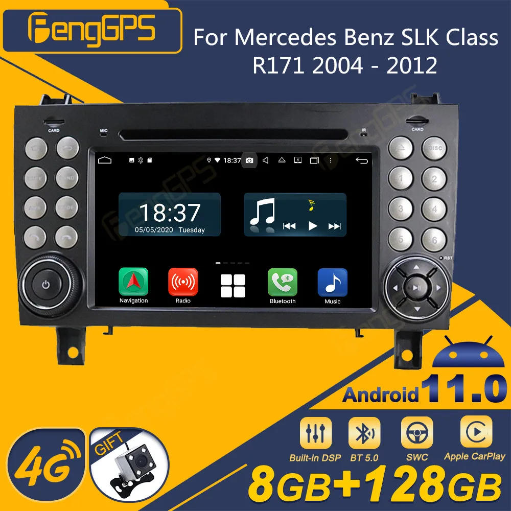 For Mercedes Benz SLK Class R171 2004 - 2012 Android Car Radio 2Din Stereo Receiver Autoradio Multimedia DVD Player GPS Navi