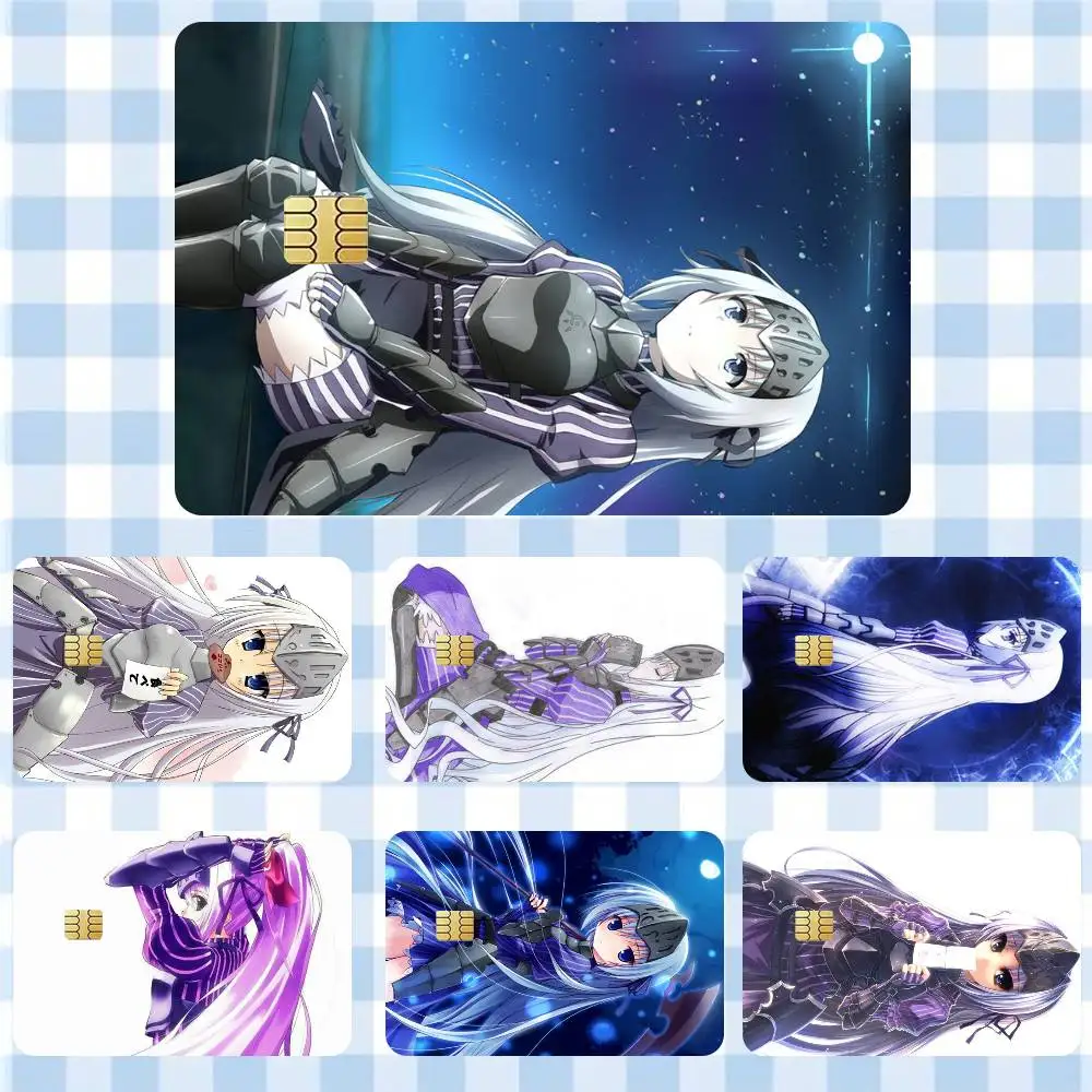 

Eucliwood Hellscythe Is This a Zombie Anime Sticker Film Tape Skin for Credit Card Debit Card Waterproof Stickers Cartoon