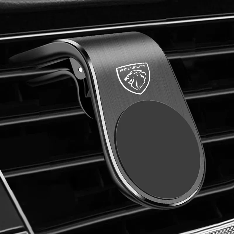Soporte magnético de Metal para teléfono de coche, accesorios de Interior de coche para nueva Peugeot 208 3008 308 2008 207 107 508 607 106