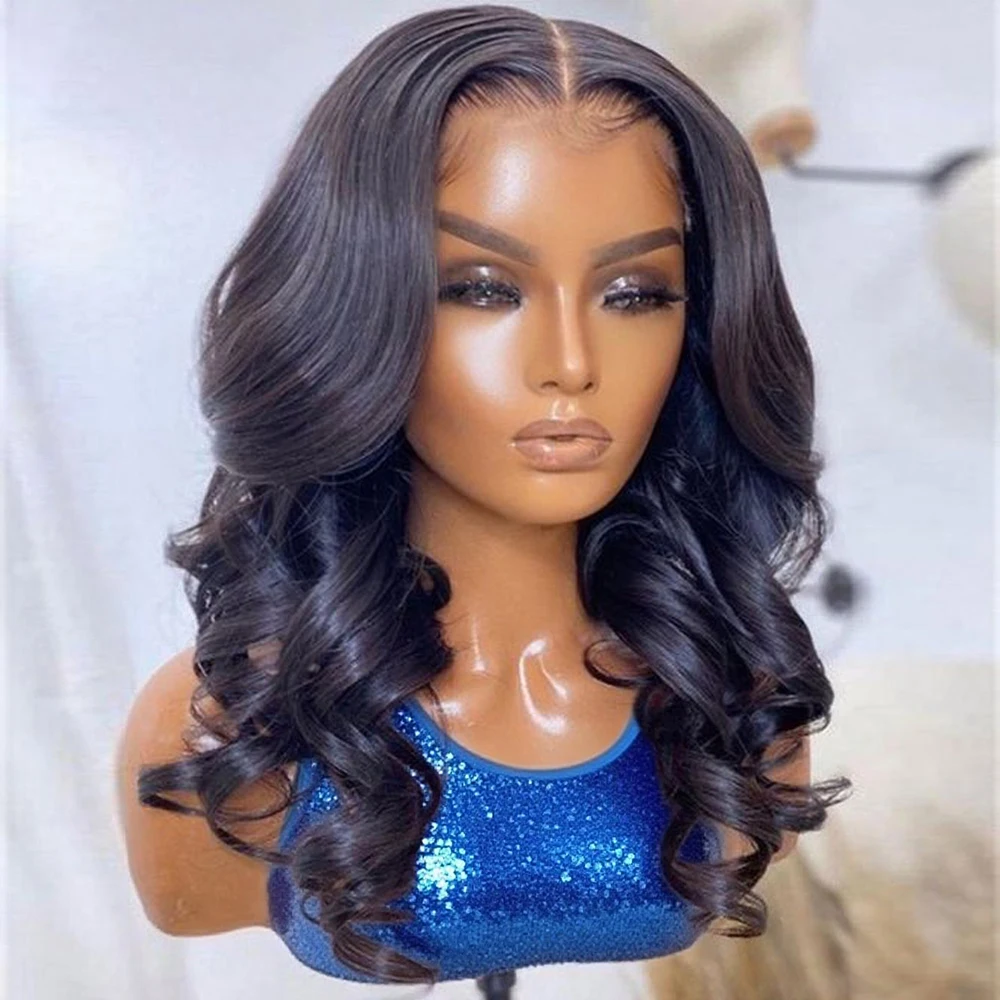 

Предварительно вырезанный без клея 7x5 Бесклеевой парик Человеческие волосы Готов к ношению Короткий парик Боб Объемная волна 13x6 Кружевные фронтальные парики 100% человеческие волосы на продаже