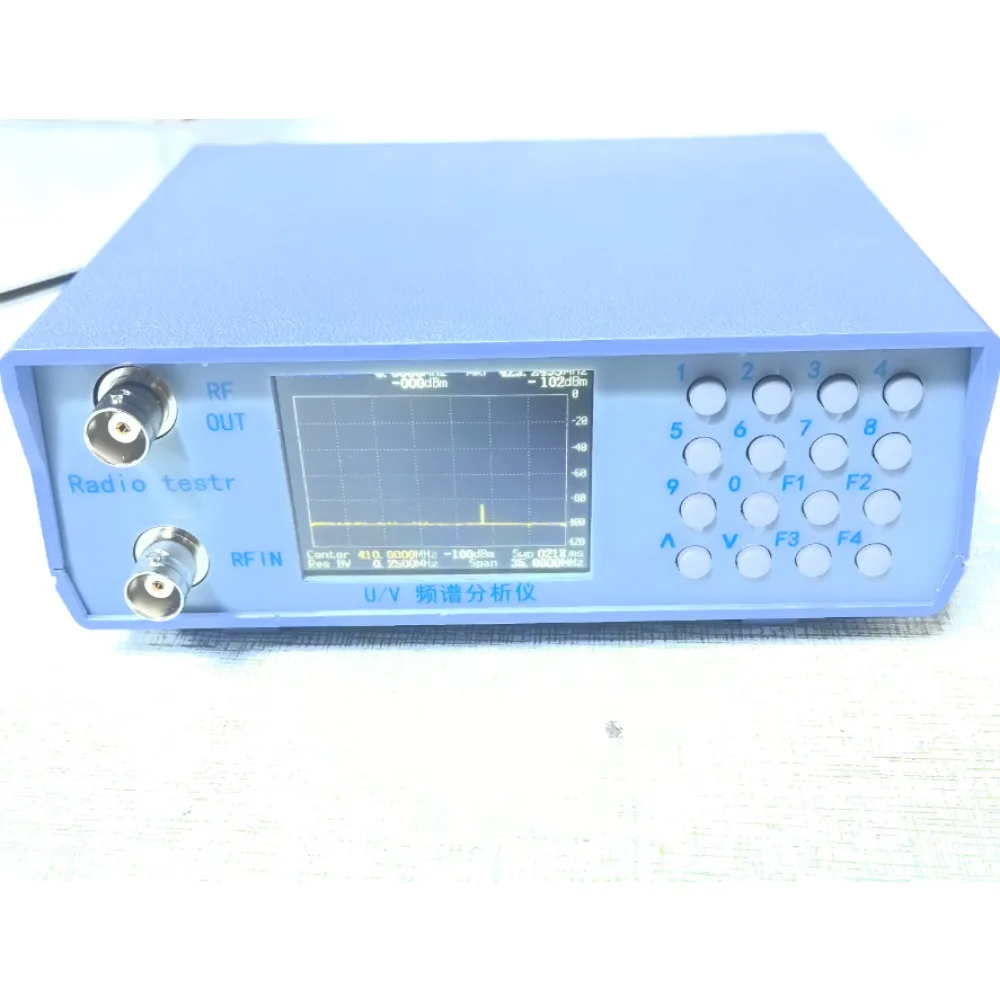 U/V UHF VHF Dual Band Spectrum Analyzer Simple spectrum analyzer with w/Tracking Source 136-173MHz / 400-470MHz