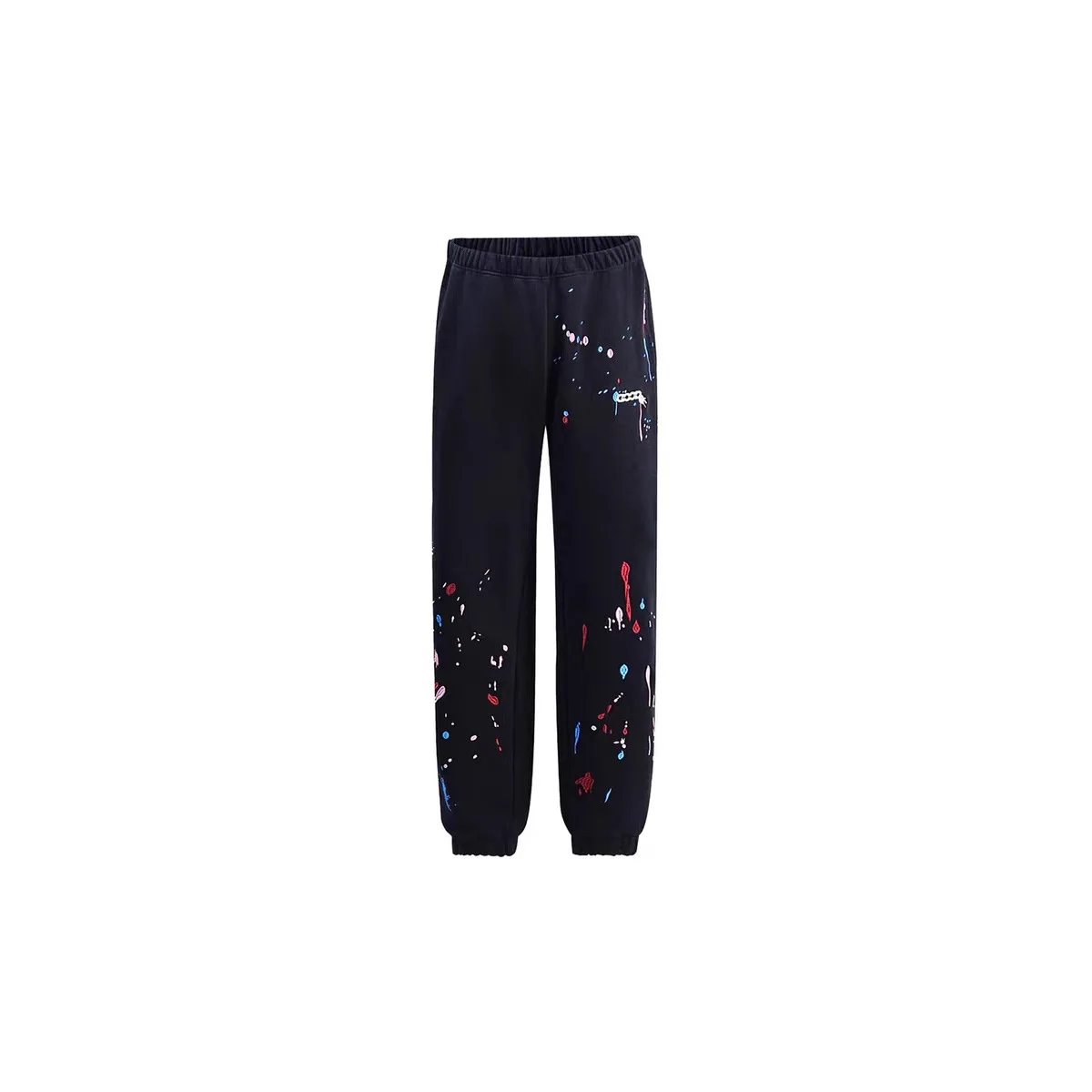

Goodbrand New 2026 Premium Quality Candy Embroidery Light Luxury Fashion High-End Ink-Splash Sweatpants for Men and Women