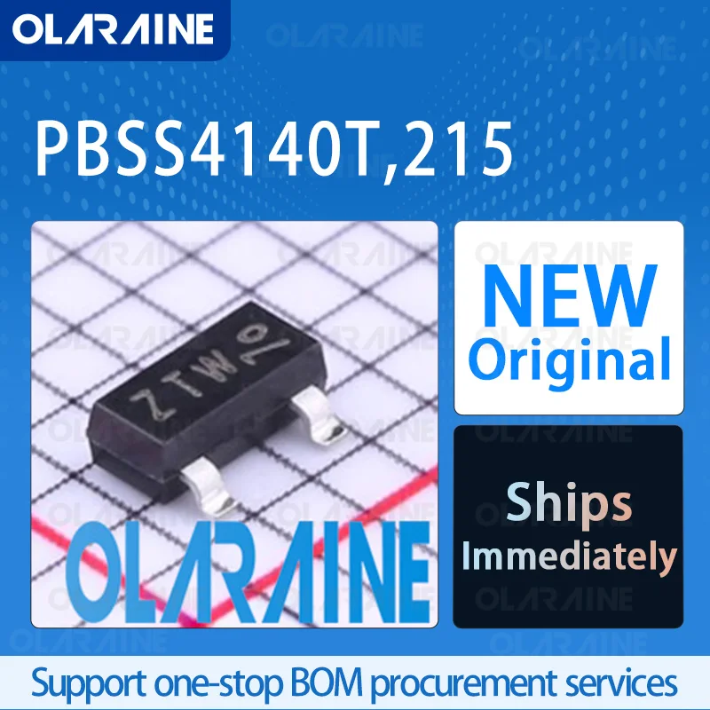 5/10/100Pcs PBSS4140T,215 SOT-23-3 original Bipolar Transistors-Bipolar Junction Transistors (BJTs) NPN Electrode current 1 A
