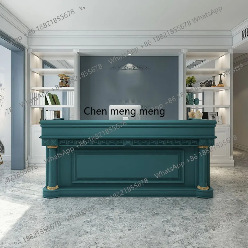 

European Wood Reception Desks White Hotel Luxury Welcome Reception Desks Design Organizers Comptoire Accueil Trendy Furniture