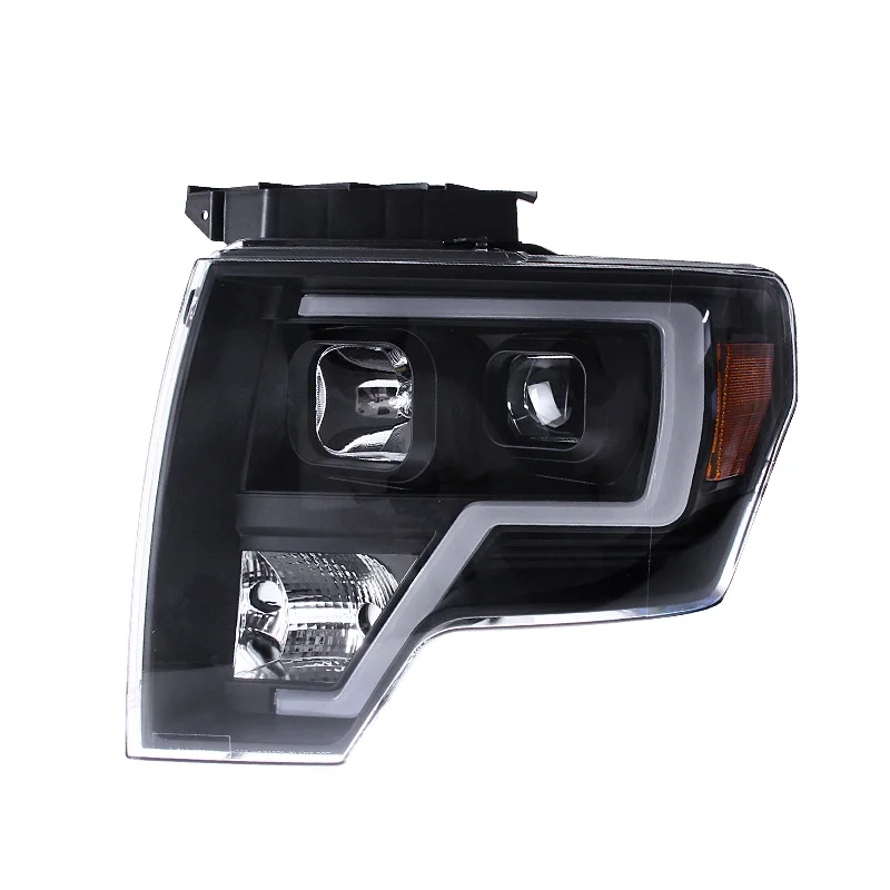 

Подходит для фар Raptor F150 08-14 в сборе, модифицированных с двойной линзой, ксеноновой лампы, светодиодные дневные ходовые огни