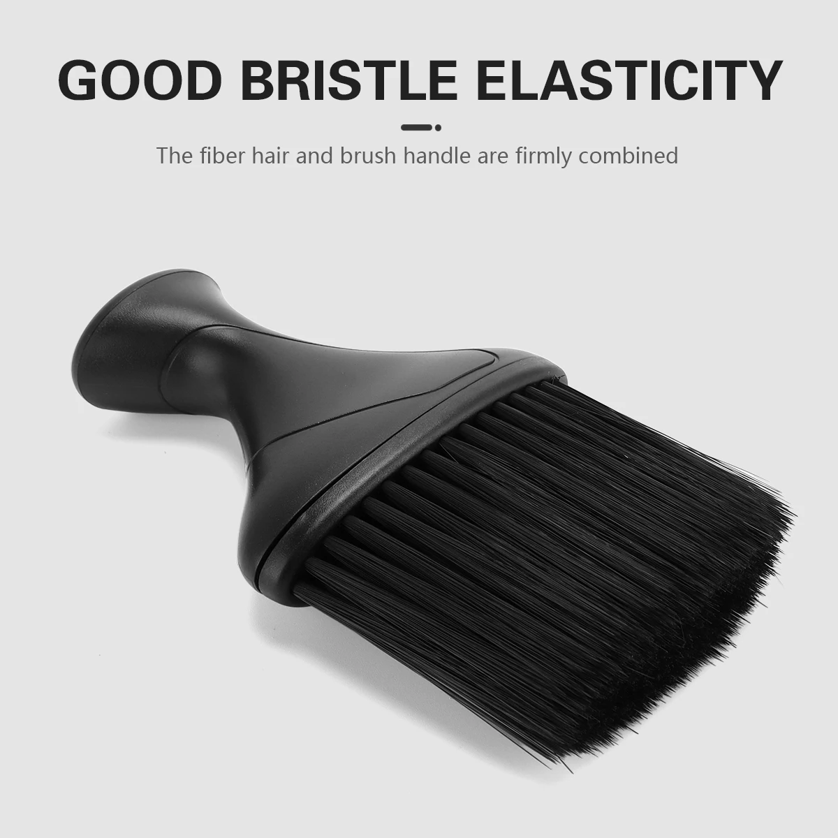 Black Rubber Hairbrush for Salon Styling
