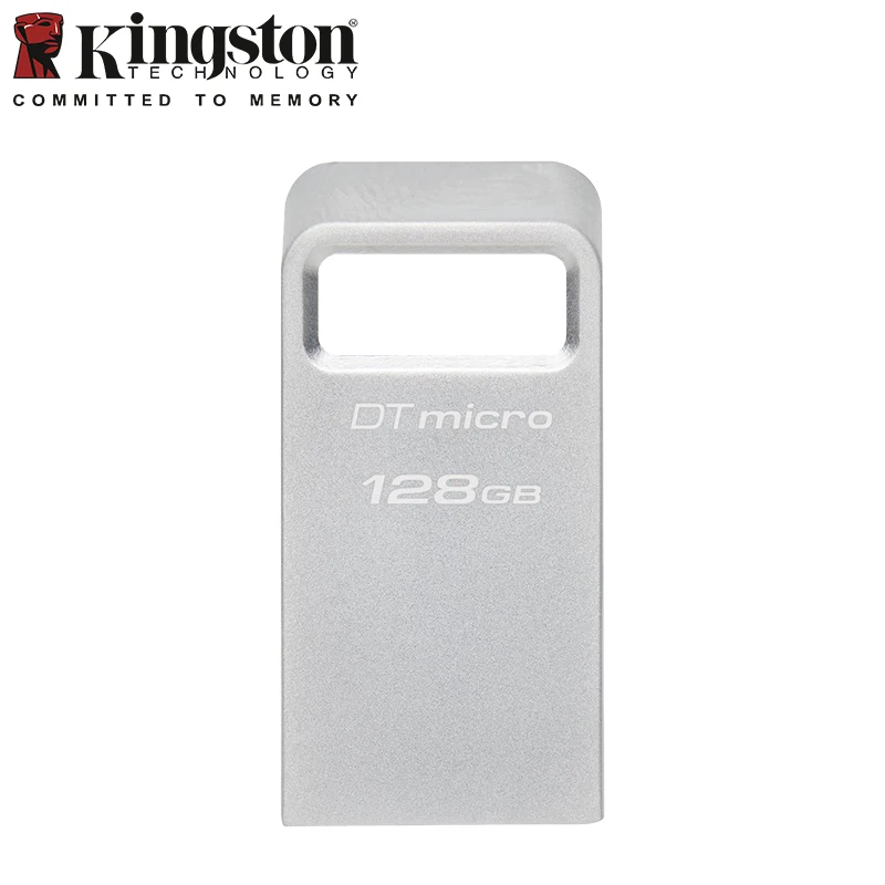 محرك أقلام معدني من كينجستون ، USB عصا ذاكرة ، 64 جيجابايت ، صحن صغير ، GB ، GB ، DTMC3G2 ، 208 ، قرص U للسيارة ، محرك أقراص فضي