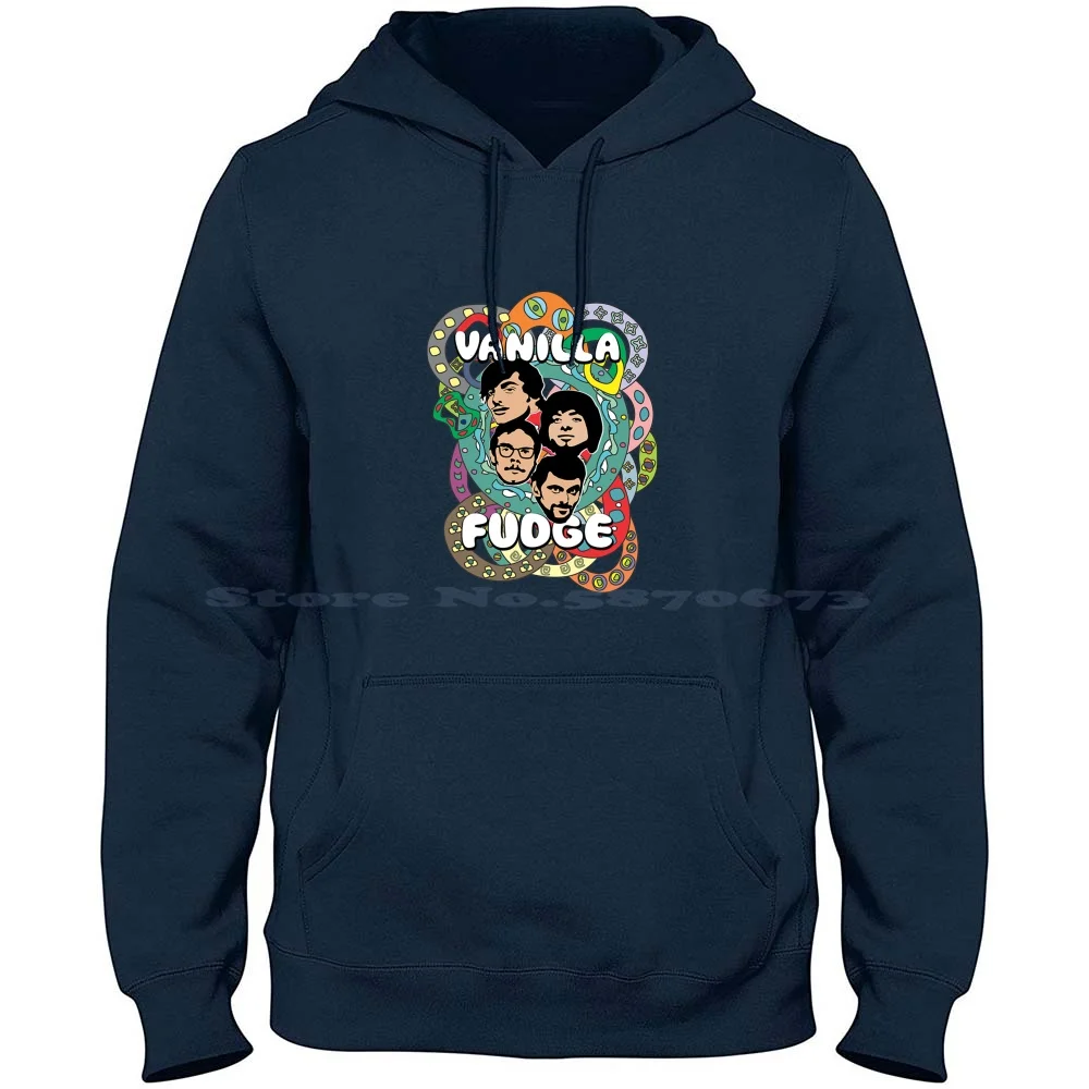 Vanilla Fudge 100% Pure Cotton Hoodie Tshirt Vanilla Fudge Mark Stein Tim Bogert Martell Carmine Appice Psychedelic Acid Keep