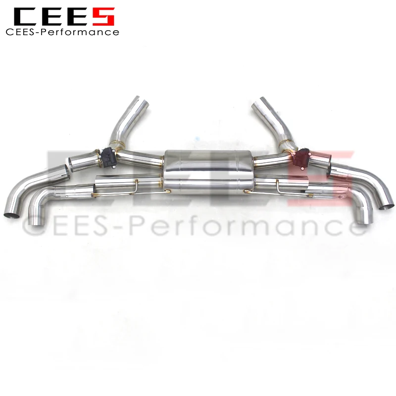 CEES  304 Stainless Steel Axle Exhaust muffler For BMW X7 3.0T/4.4TT G07 2019-2023 Valved Exhaust Pipe System