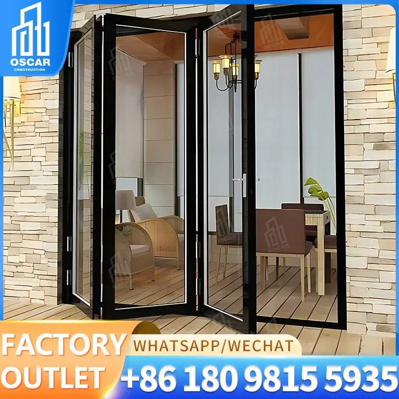 

Customizable UK Factory Bifold Door Multi function for Home Office Use Creative Design Bifold Door