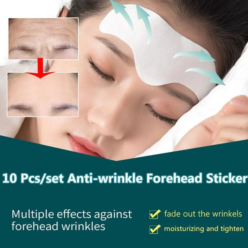 

Anti-wrinkle Forehead Line Removal Gel Patch Firming Mask Frown Lines Face Skin Care Treatment Stickers Anti-aging Moisturizng