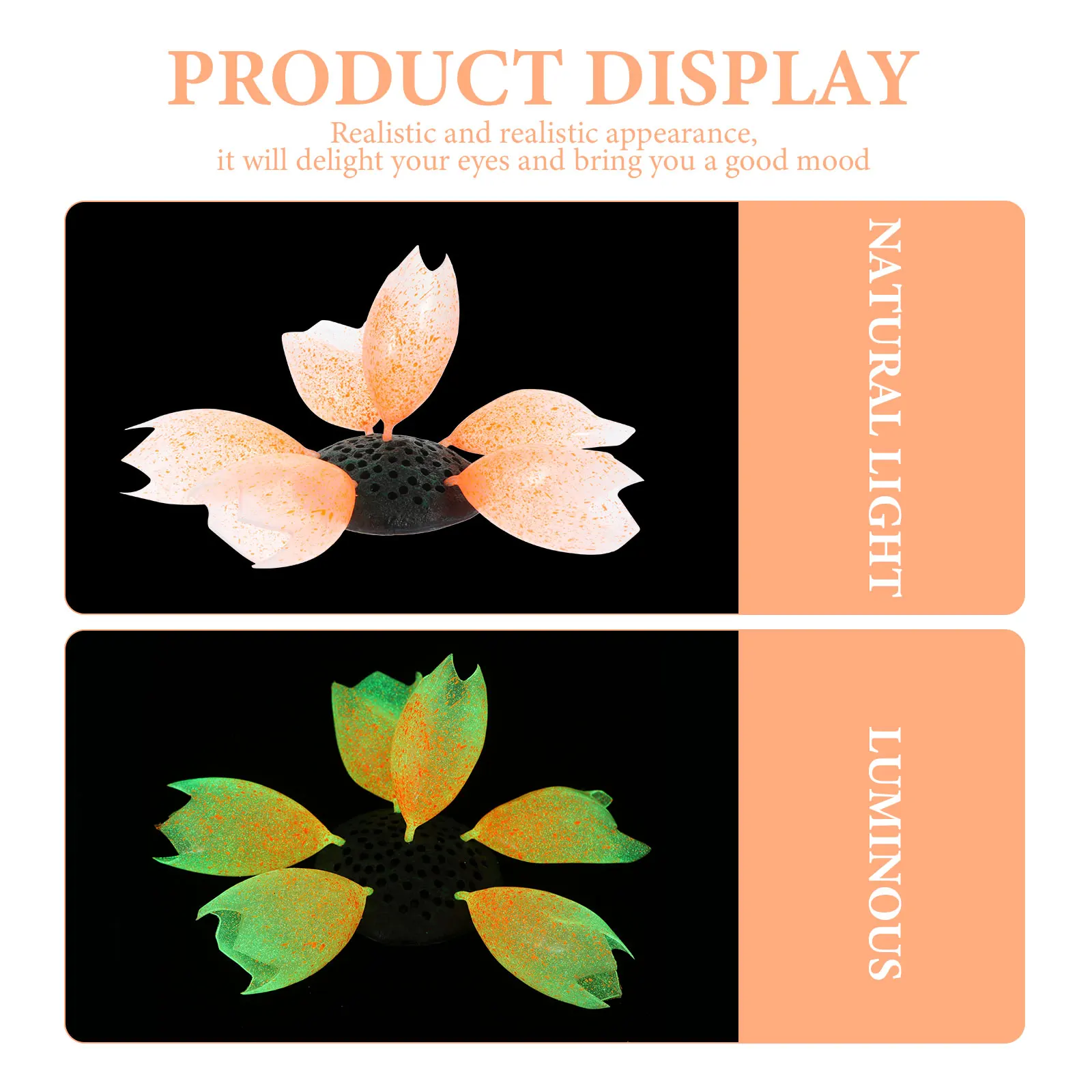 

Artificial Coral Decor Fish Tank Aquarium Night Glow naments Safe Materials Lifelike Details Home Decor Pet Supplies