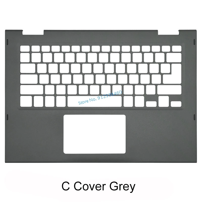 Dell Inspiron 13MF 5368 5378 노트북 LCD 뒷면 상단 덮개 전면 베젤 경첩 손목 받침대 상단 하단 기본 케이스 회색용 새 후면 덮개