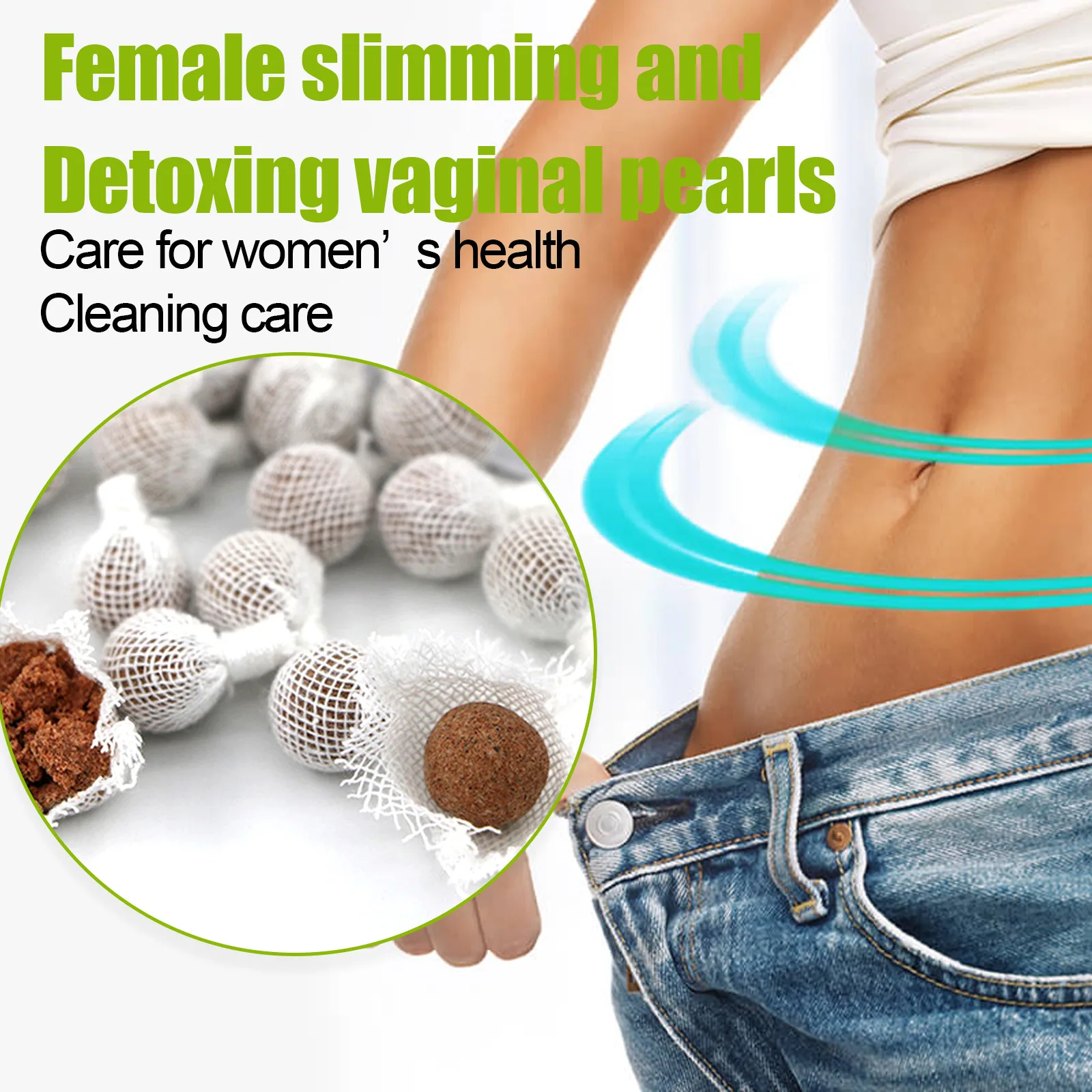 Body Slimming Pill Tummy Cellulite Removal Belly Sculpting Vaginal Detoxification Clean Uterus Balls Herbal Weight Loss Pills