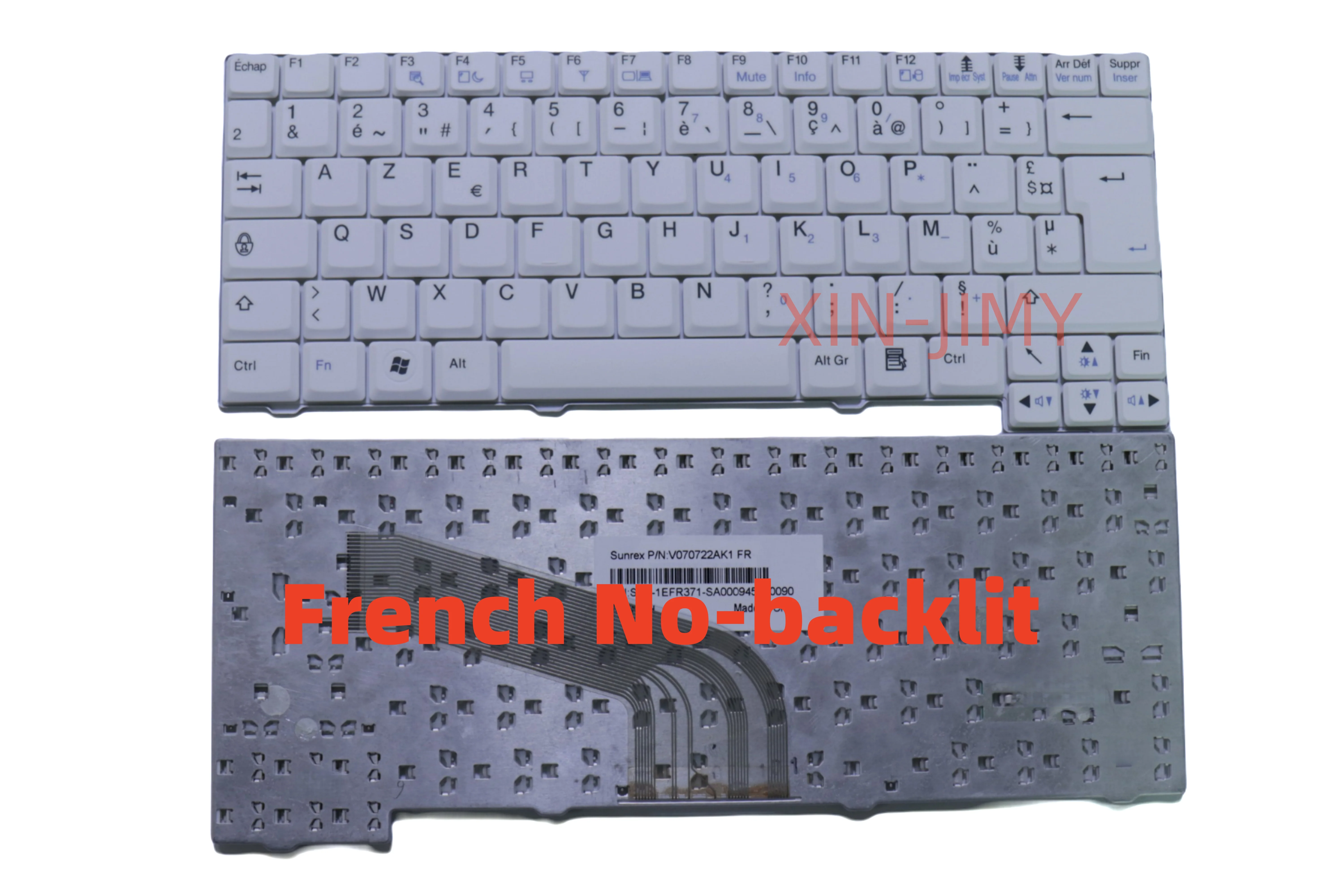 

Французская белая клавиатура для ноутбука LG X110 X120 без подсветки