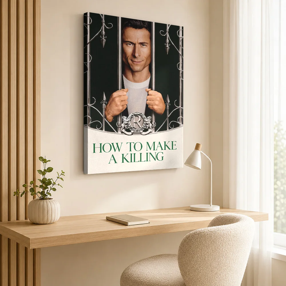 How to Make a Killing Movie Canvas Print Poster Custom Photo Vintage Movie Wall Art for Home Theater Decor Gift for Collectors