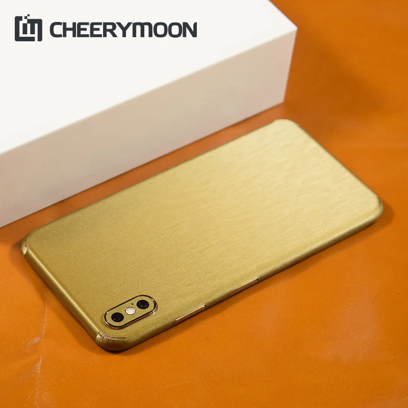 54 צבעים שקופים מדבקות אחורית צבעונית לעטוף דקורטיבי עבור iPhone מקסימום מגן סרט גב