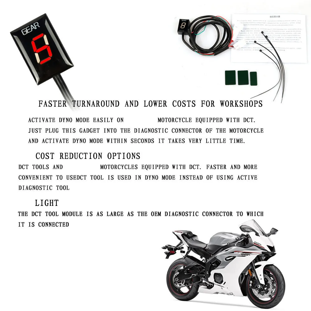 Motorcycle Gear Indicator for YAMAHA Fz6 Fz-16 Fz400 FZ8 Fz1 YZF R1 R6 Fjr1300 Fzs600 Fzs1000 Fazer Mt 01 03 Xjr1300 Xj6 Xjr400