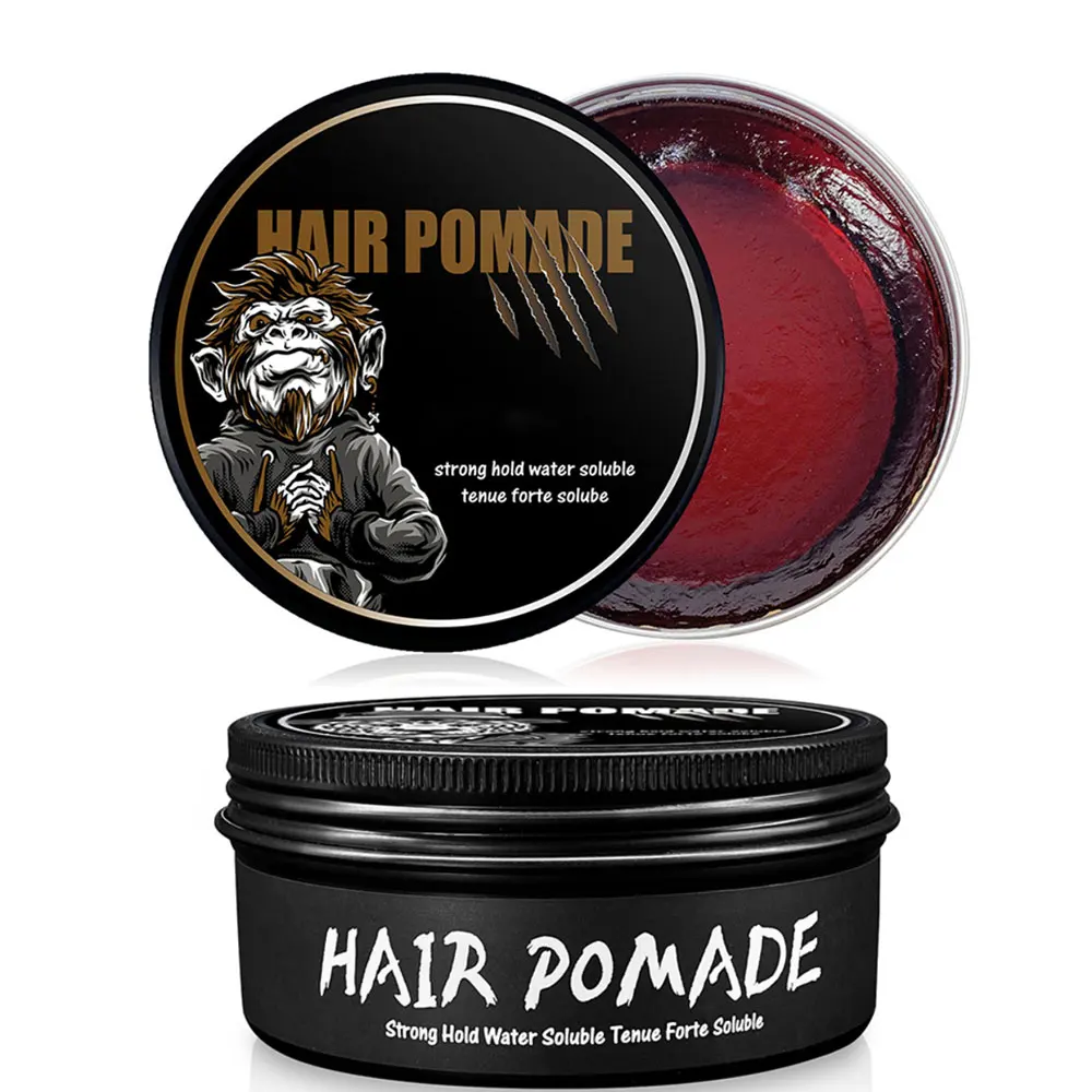 Crema de cera transparente para peinado de cabello para hombres, pomada para el cabello, cera ondulada, Gel de cera para el cabello, Cheveux