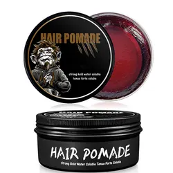 Hair Styling Waxes Cream Hair Pomade Hair Styling Wax Cream Transparent Wax for Men Wavy Hair Wax Gel Hair Waxes Gel Cheveux