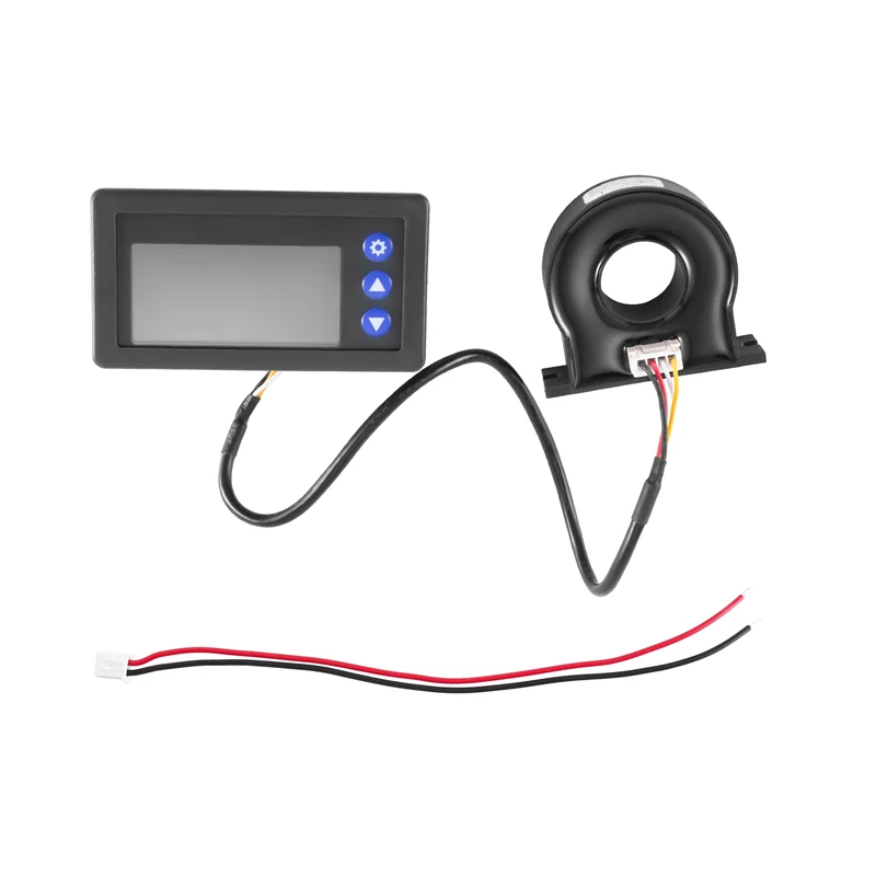 AC56-Battery Monitor Hall Coulomb Tester DC 9-100V Digital Voltmeter Ammeter Capacity Power Electricity AH Voltage Meter