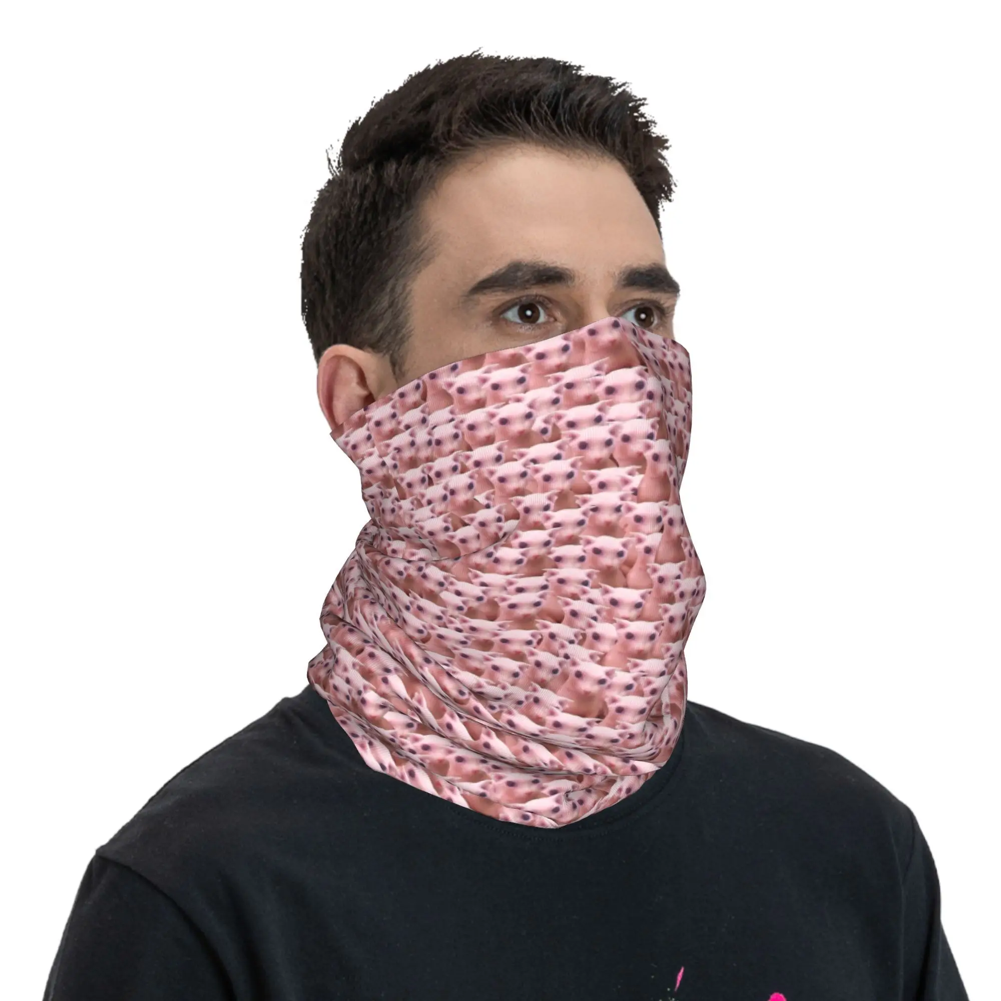 Bingus Army バンダナ ネックカバー プリント ラップ マスク スカーフ 多用途 サイクリング スカーフ ランニング ユニセックス 大人 洗える