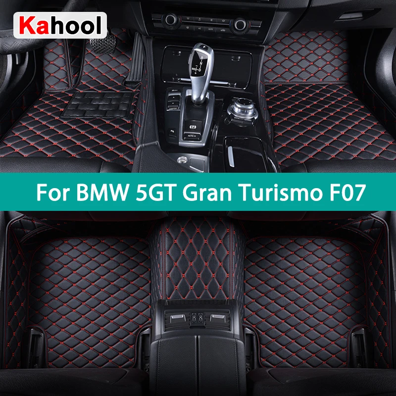 

KAHOOL Custom Car Floor Mats For BMW 5GT Gran Turismo F07 2009-2017 Auto Carpets Foot Coche Accessorie