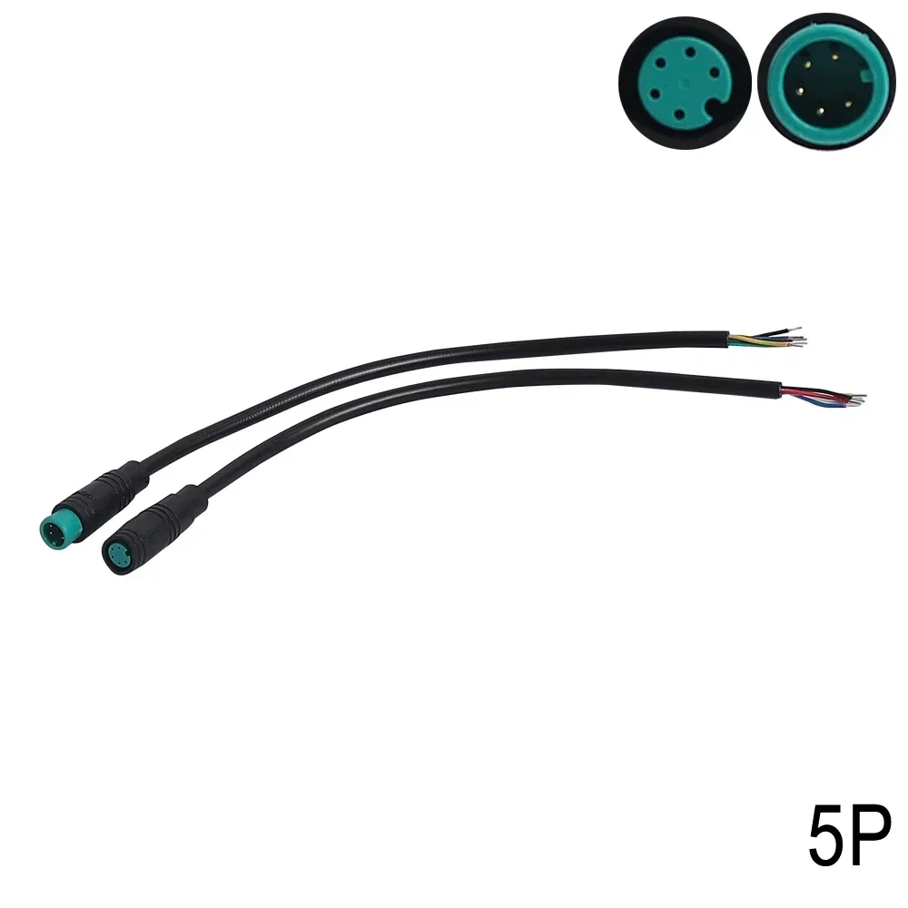 AliExpress NONE Male Female Ebike Display Cable Connector Wire 2/3/4/5/6Pin Cable For Electric Scooter Sensor Electric Bicycle Butt Joint Plug