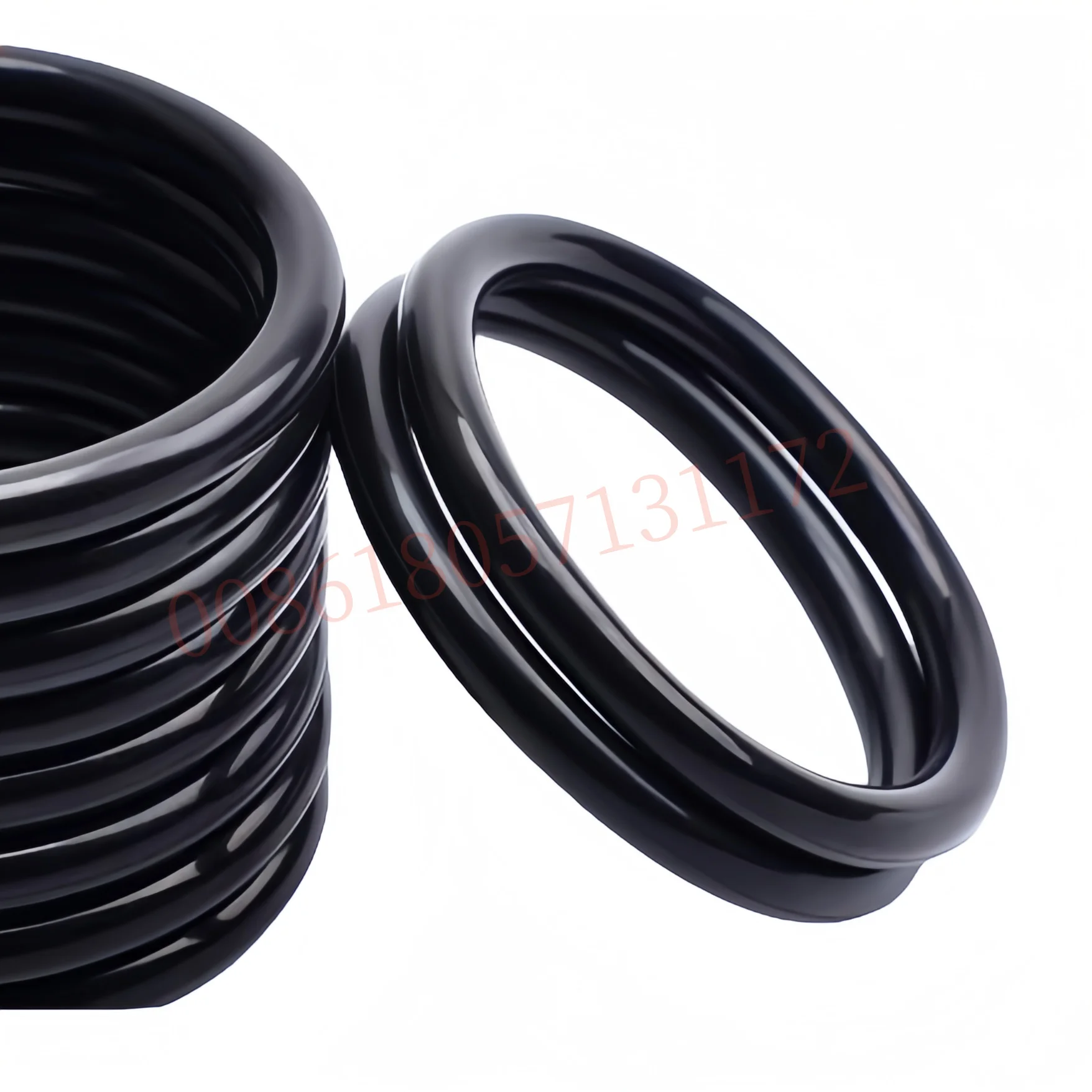 Custom EPDM O-Rings,90 Shore A,2pcs,Ultra-Hard Sealing Gaskets for Industrial Piping,Heavy Load Static Applications