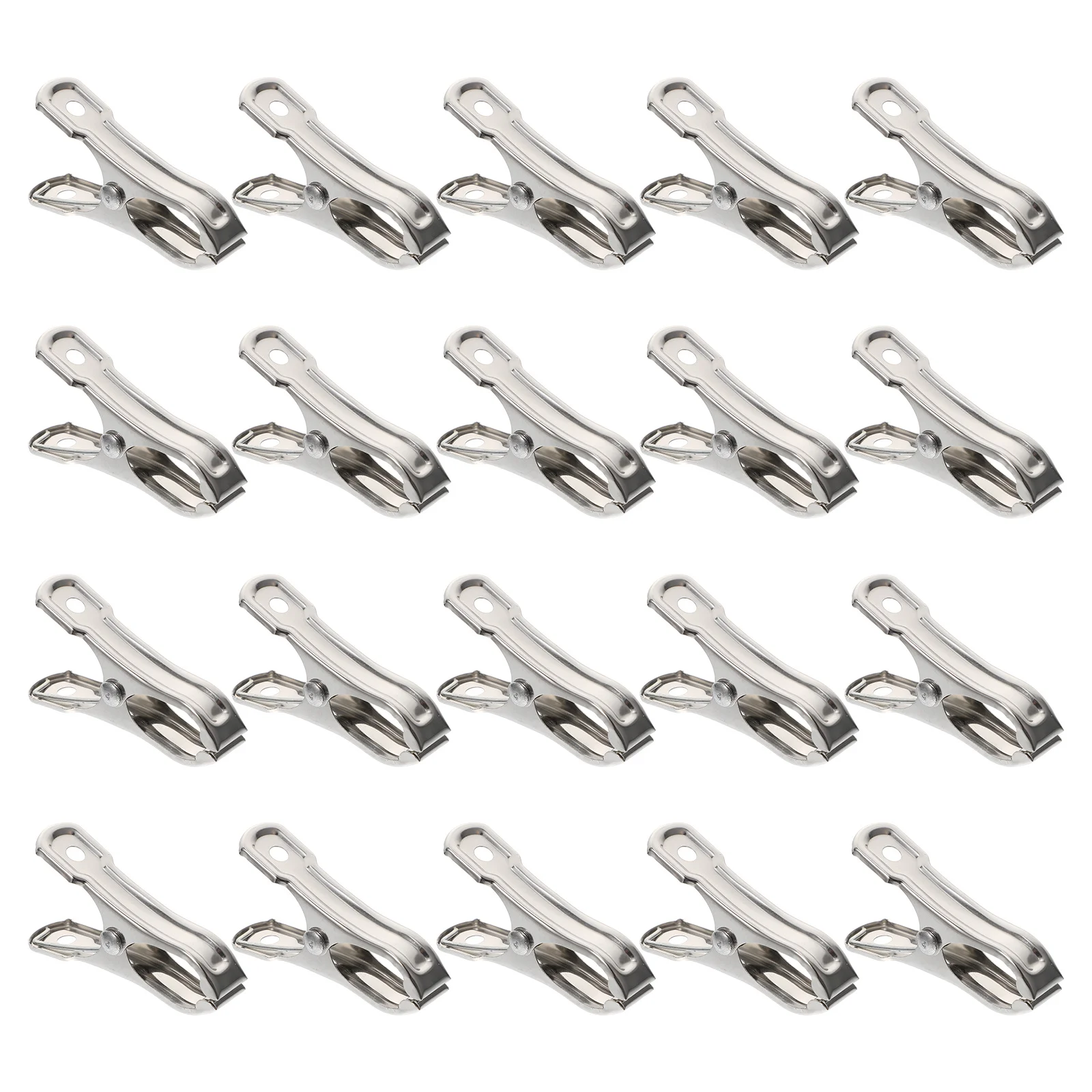 20 قطعة مقاطع الحديقة الفولاذ المقاوم للصدأ قبضة قوية يندبروف قماش للتظليل غطاء النبات المشابك للمعاوضة الدفيئة البستنة في الهواء الطلق