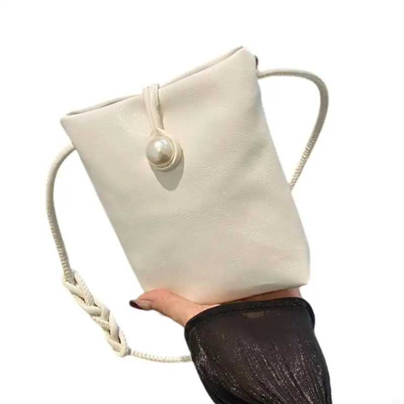 

Contemporary PU Leather Crossbody Phone Bags Ergonomic Design Satchel Purse 547A
