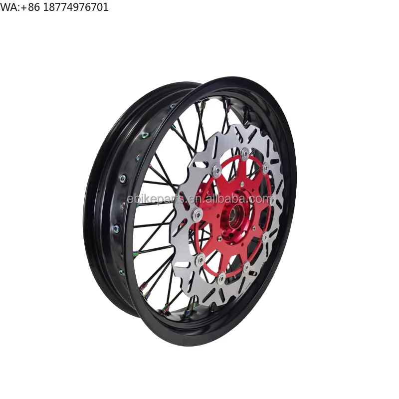 

17-дюймовые колеса для мотоцикла Supermoto CRF450, полные комплекты из алюминиевого сплава