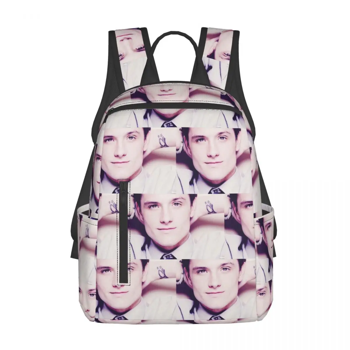 

Рюкзак с изображением Джоша Хатчерсона и мемом с песней Whistle, вместительный, для детей, школьный ранец, сумка через плечо для мужчин и женщин