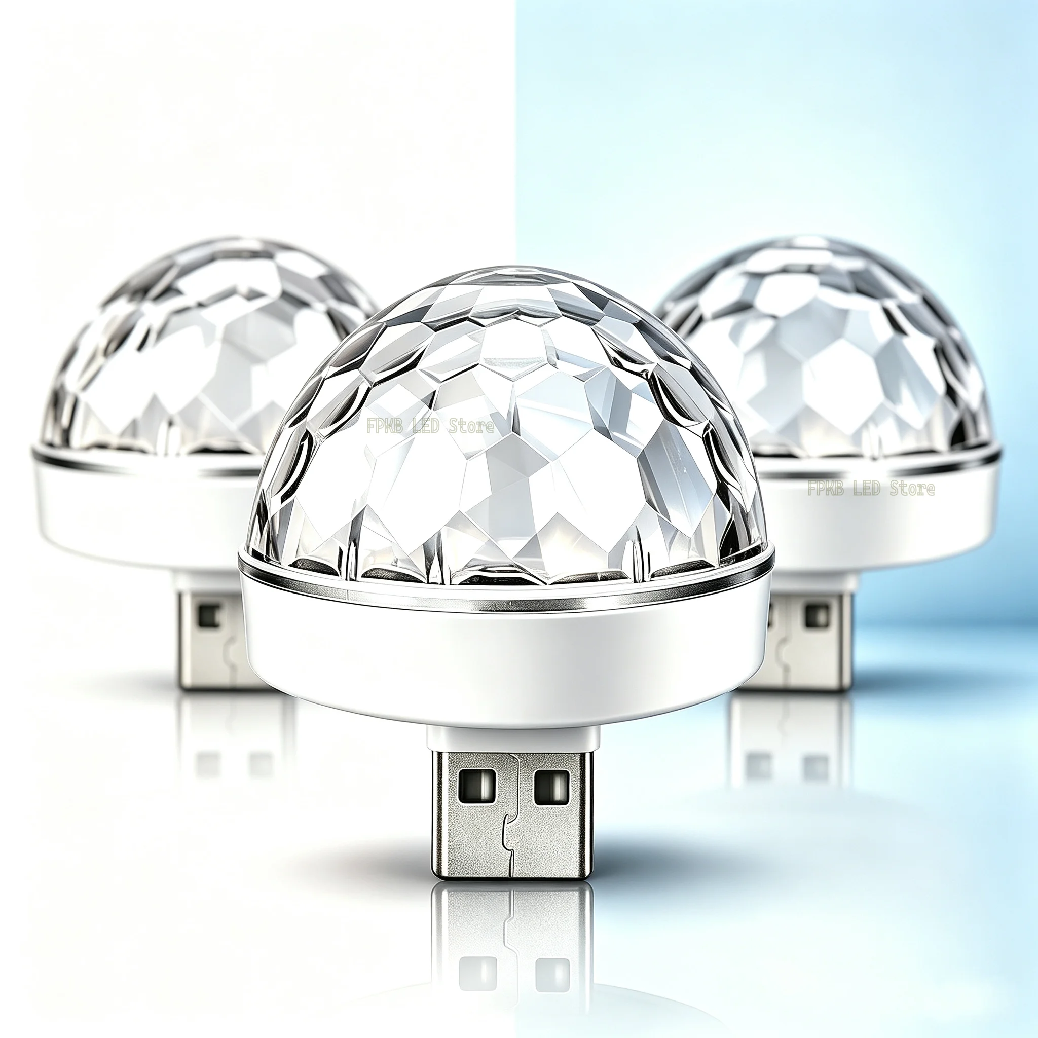 USB LED Disco DJStage Car Light Portable Family Party Ball Colorful Light Bar Club Stage Effect Lamp Mobile Phone Lighting