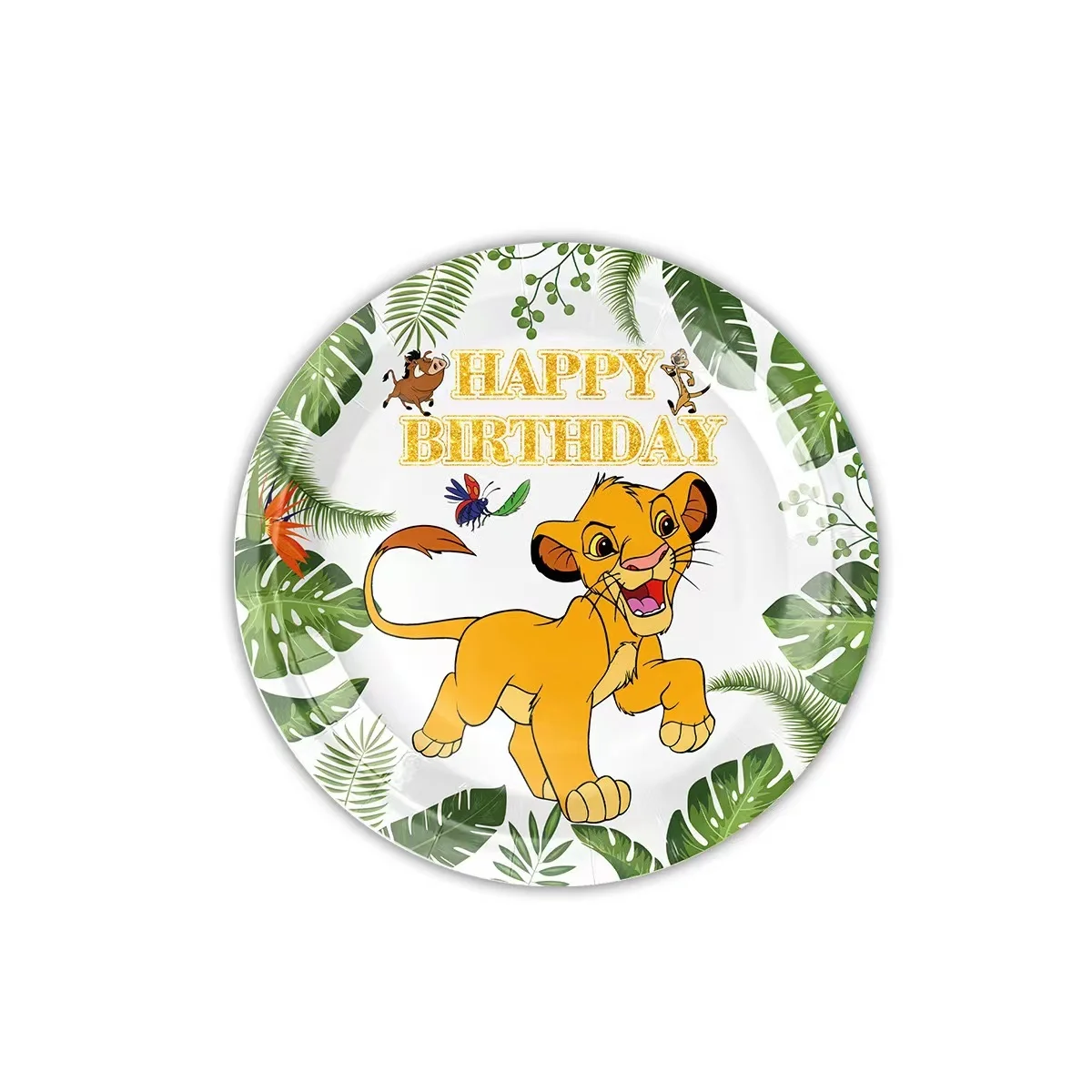 مجموعة أدوات مائدة مناديل وأطباق أكواب للحفلات على شكل أسد كينج للأطفال والأولاد مثل ديكور حفلات أعياد الميلاد وحفلات أعياد الميلاد #2