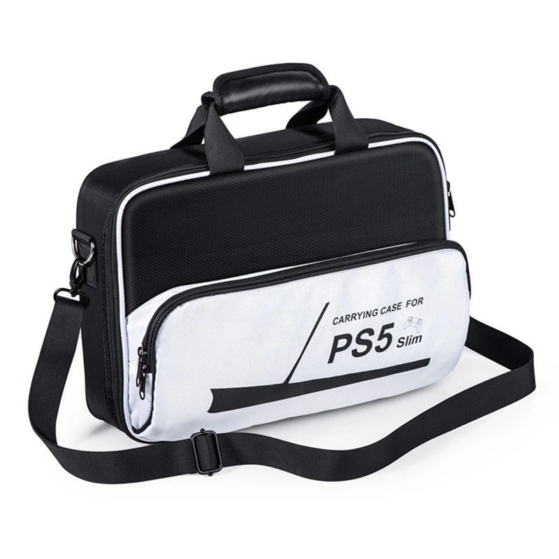 

Carrying Case For PS5 Slim, Large Capacity Travel Case Storage Bag For PS5 Console,Controller,Headset,Other Accessories