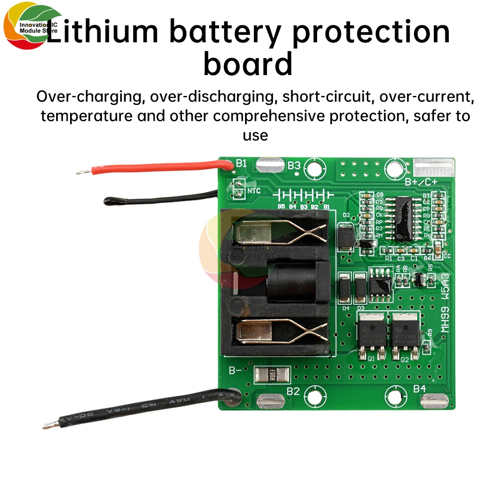 5S 20A зарядная плата литий-ионного аккумулятора, защита от температуры, плата зарядки аккумулятора, защита от перегрузки, аксессуар для электроинструмента 18 В 21 В