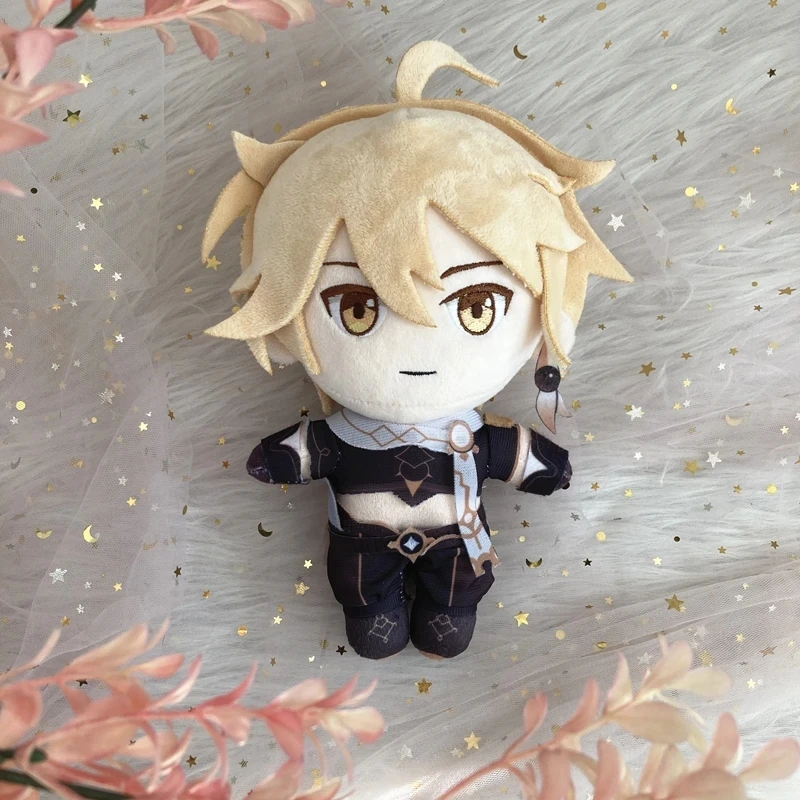 Genshin Impact  Zhong Li Xiao Wanderer Xiangling Aether Baizhu Kaveh Qiqi Jean Beidou Plush Doll Children Christmas Gifts 20cm